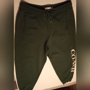 Coach  Women's Green Joggers